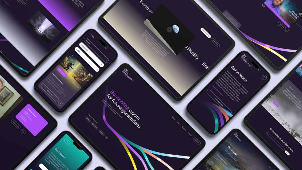 The Great Simplification responsive web overview
